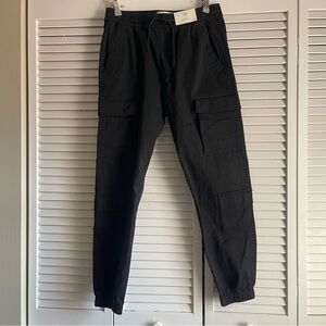 Women’s Black Cargo Joggers